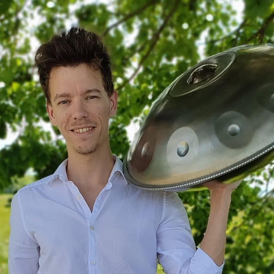 Enixan, founder of Enixpan, with his handpan