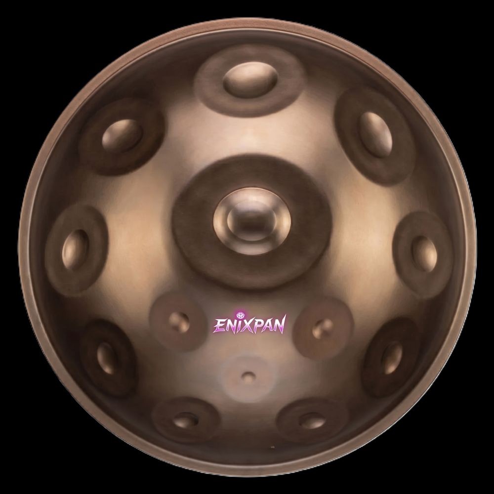 Handpan E Amara 20 Notes Enixpan — vue de face