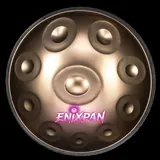 Handpan D Ashakiran 15 Notes — vue de face